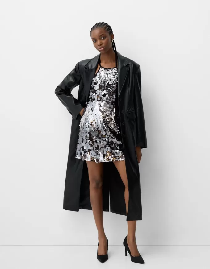 Miniabito in paillettes