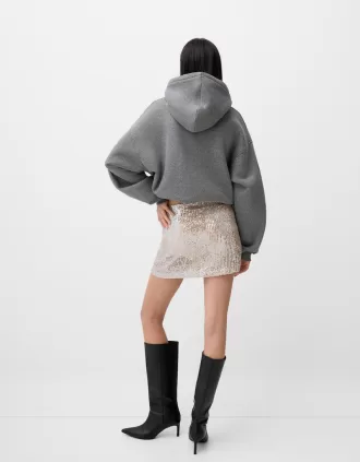 Minigonna con paillettes