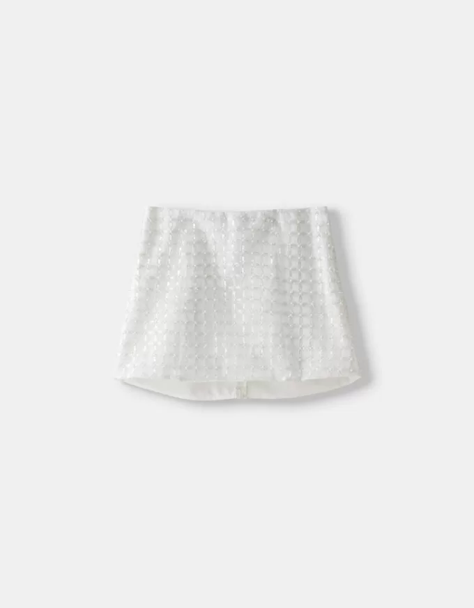 Minigonna con strass