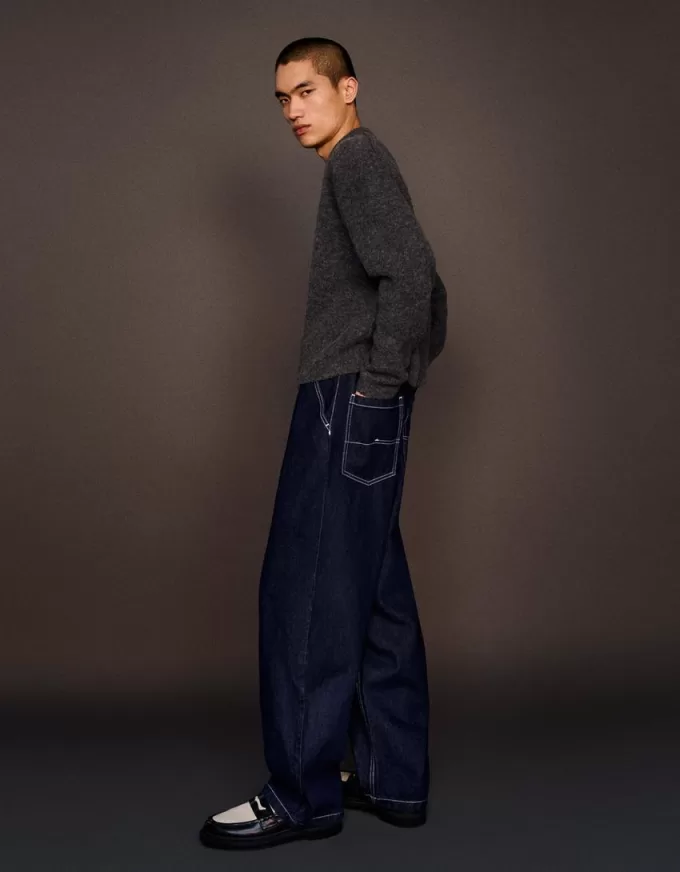 Mocassini a contrasto