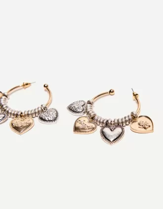 Orecchini a cerchio Boho