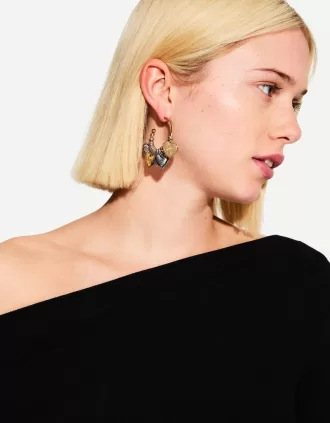 Orecchini a cerchio Boho