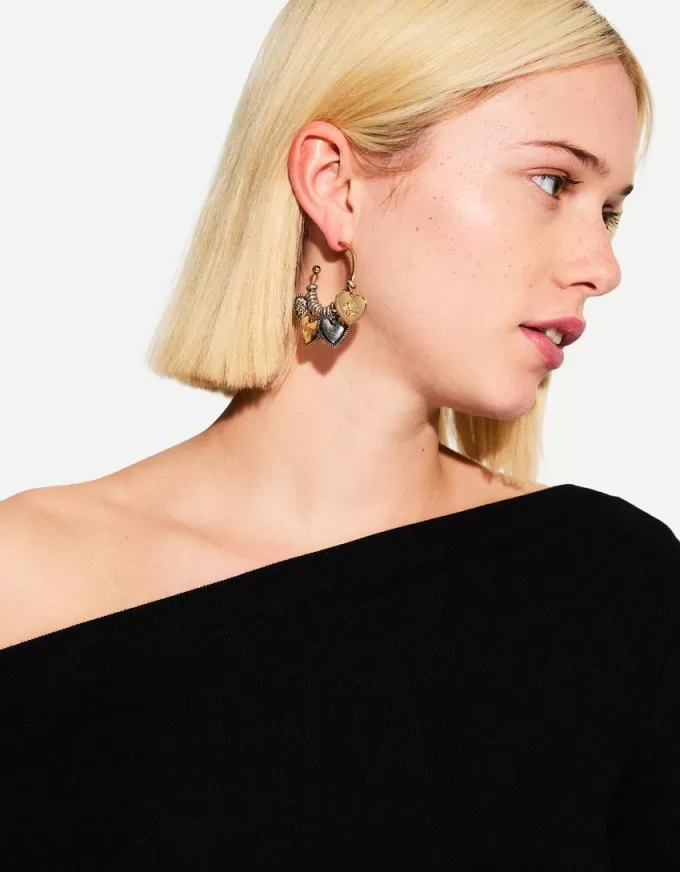 Orecchini a cerchio Boho