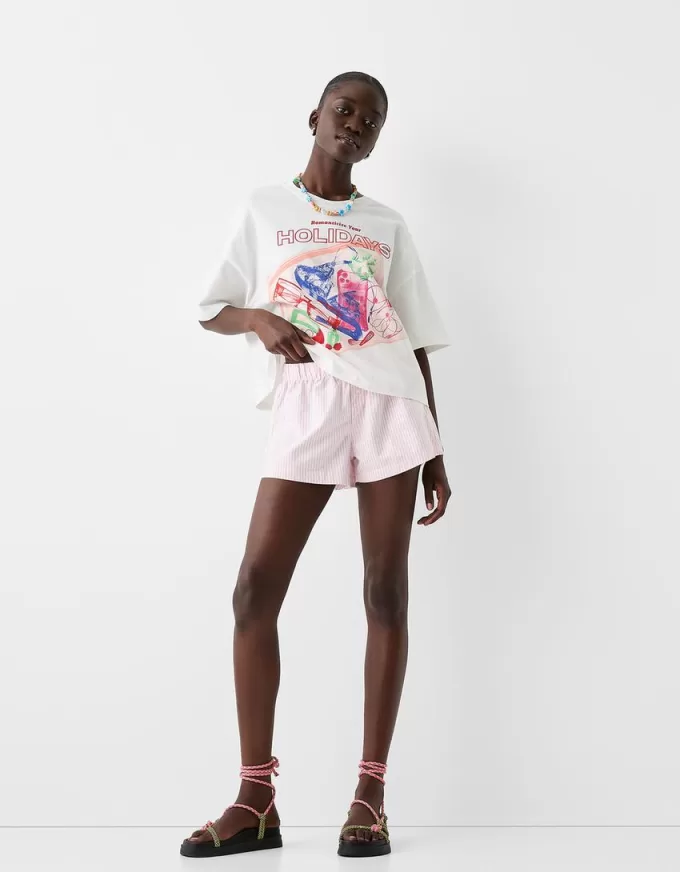 Pantaloncini a righe