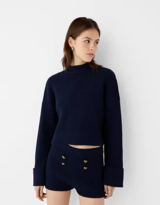 Pantaloncini con bottoni