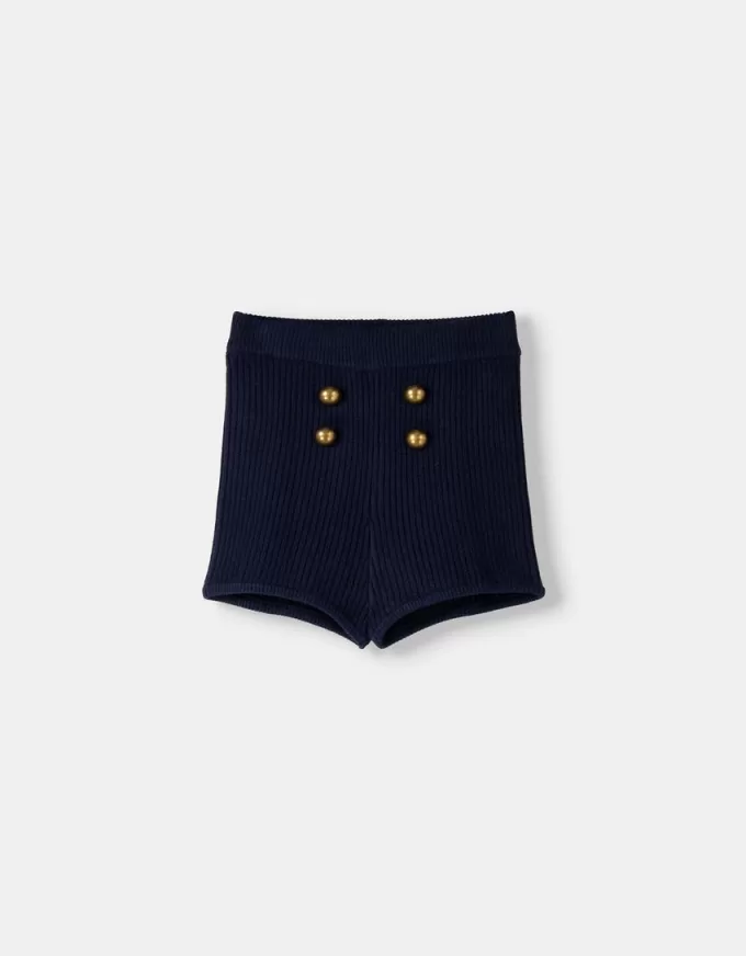 Pantaloncini con bottoni