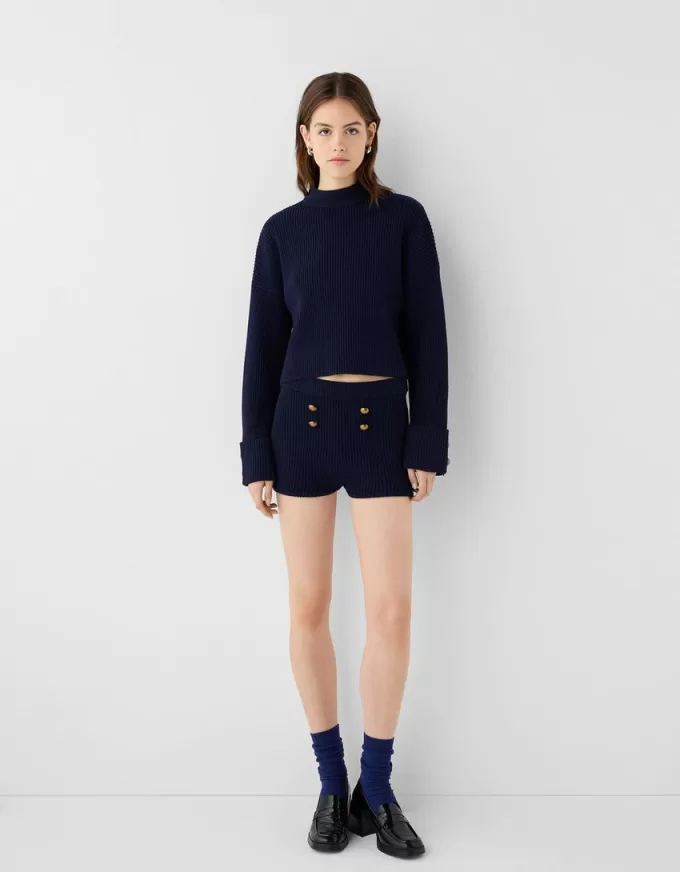 Pantaloncini con bottoni