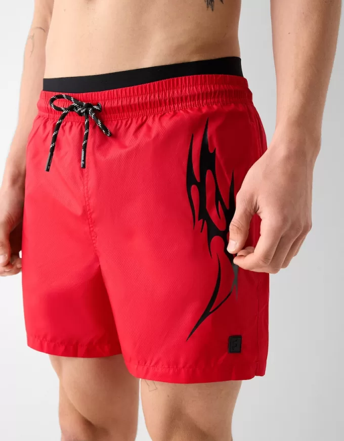 Pantaloncini da surf sportivi stampati