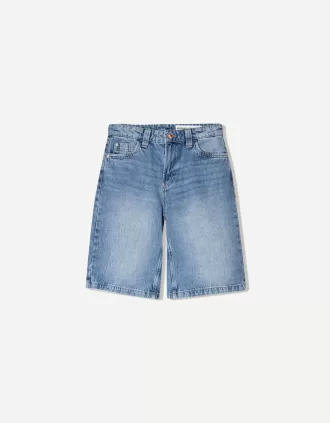 Pantaloncini larghi in denim