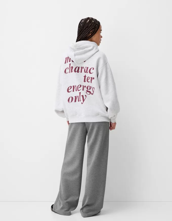 Pantaloni a gamba larga morbidi al tatto