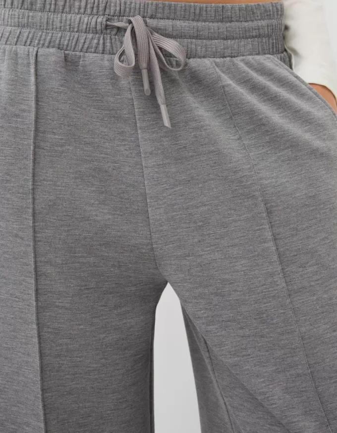 Pantaloni a gamba larga morbidi al tatto