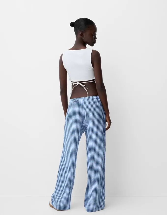 Pantaloni a quadri a quadretti