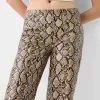 Pantaloni animalier effetto pelle