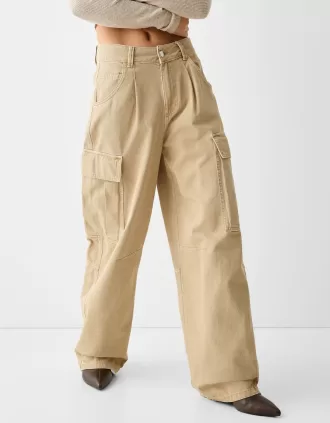 Pantaloni cargo da skater in twill