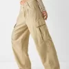 Pantaloni cargo da skater in twill