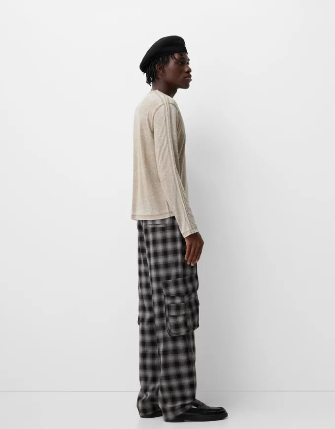 Pantaloni cargo larghi