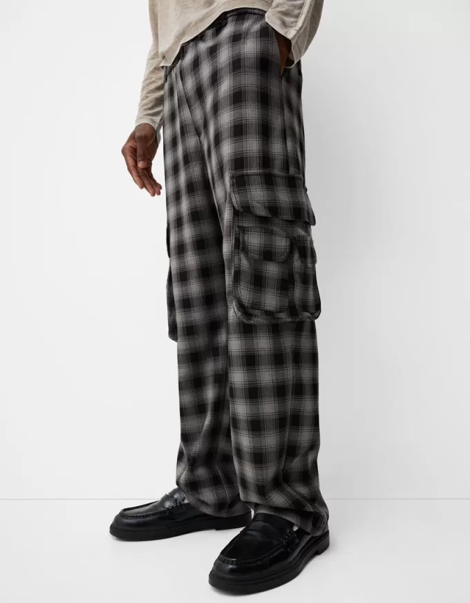 Pantaloni cargo larghi