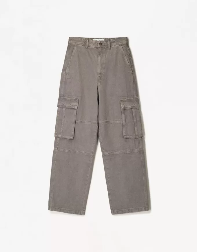 Pantaloni cargo larghi