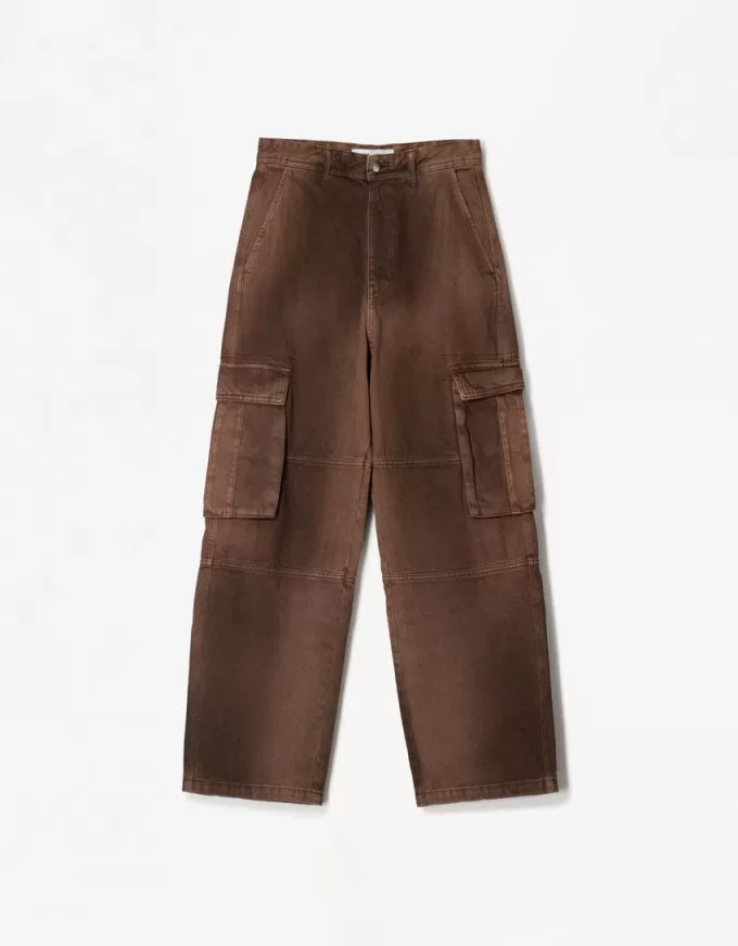 Pantaloni cargo larghi