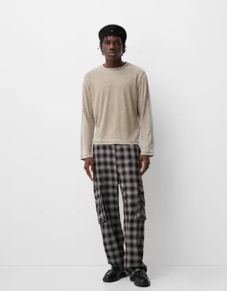 Pantaloni cargo larghi