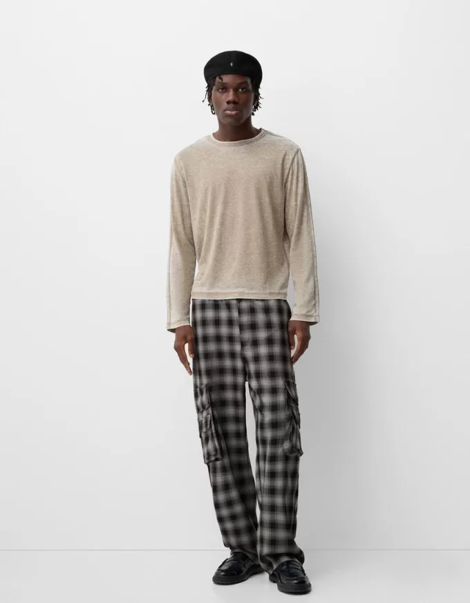 Pantaloni cargo larghi