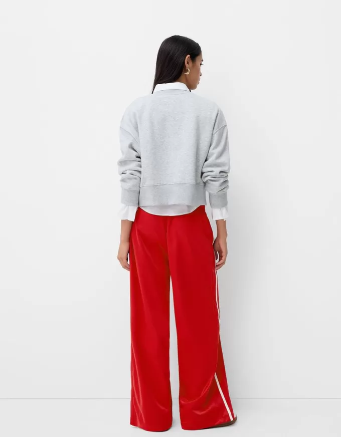 Pantaloni con bande laterali