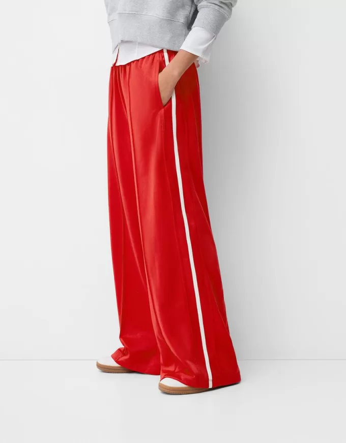 Pantaloni con bande laterali