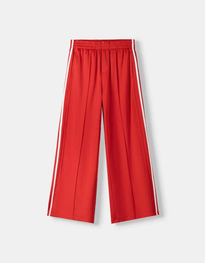 Pantaloni con bande laterali