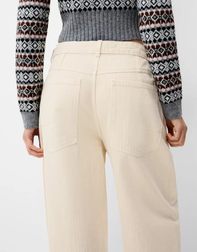 Pantaloni da carpentiere in twill