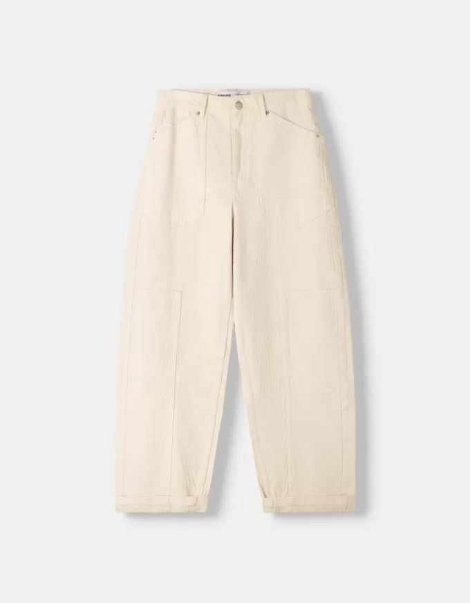 Pantaloni da carpentiere in twill