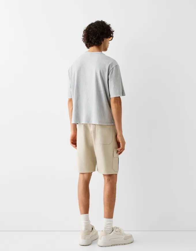 Pantaloni da jogging Bermuda soft cargo