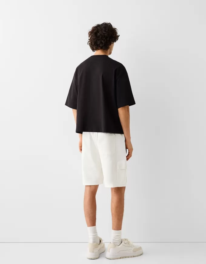 Pantaloni da jogging Bermuda soft cargo