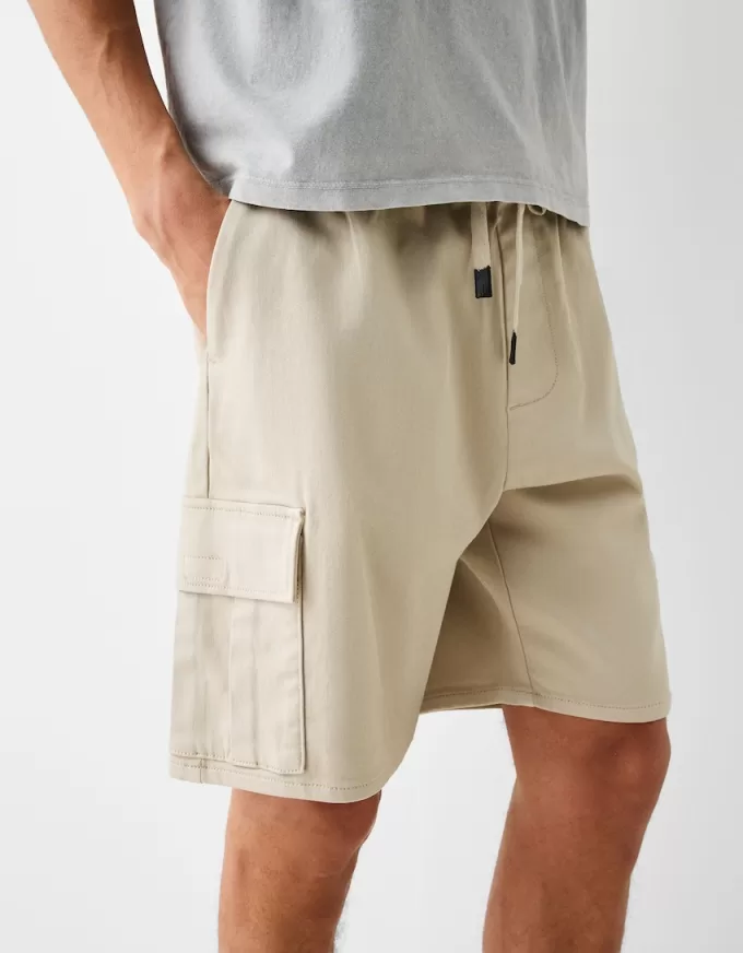 Pantaloni da jogging Bermuda soft cargo