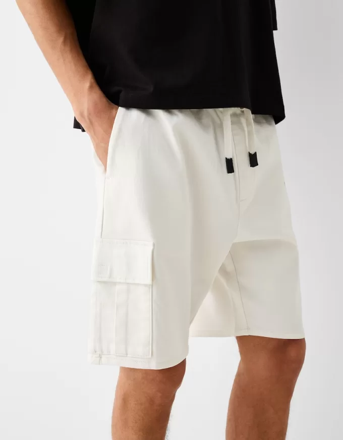 Pantaloni da jogging Bermuda soft cargo