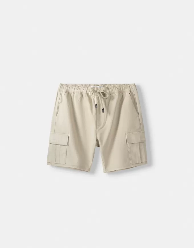 Pantaloni da jogging Bermuda soft cargo