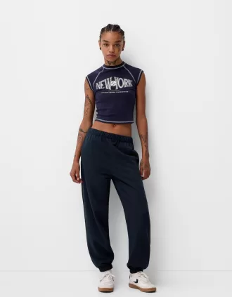 Pantaloni della tuta in peluche