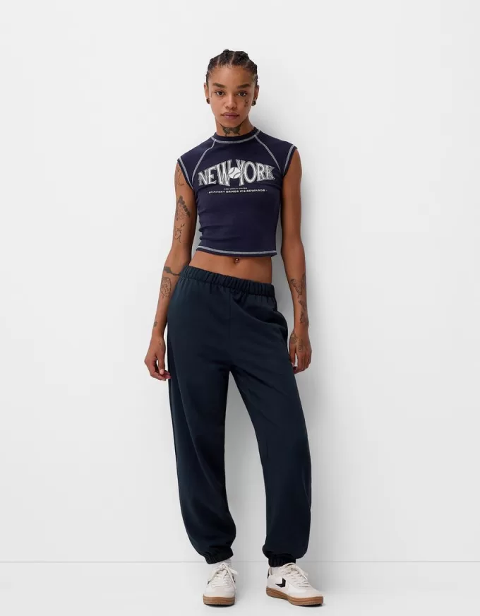 Pantaloni della tuta in peluche