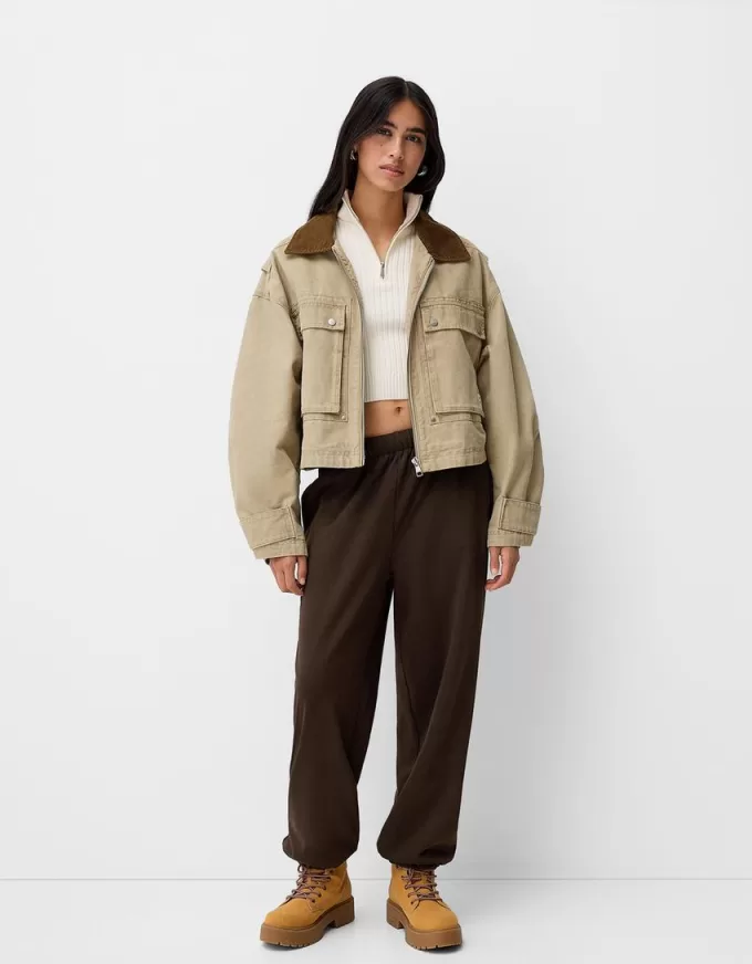 Pantaloni della tuta in peluche