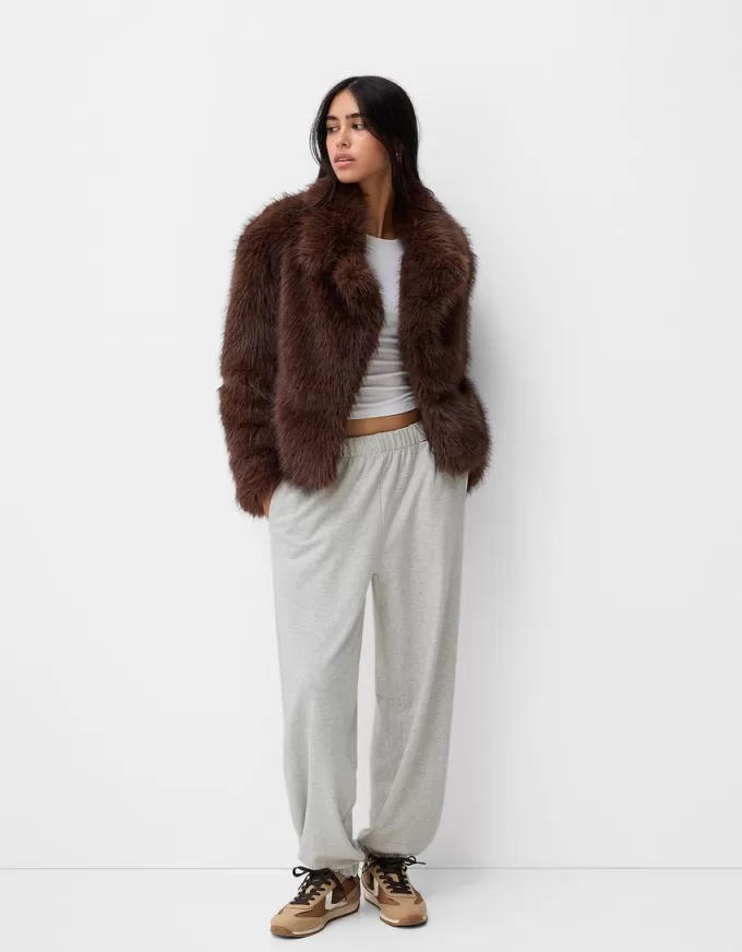 Pantaloni della tuta in peluche