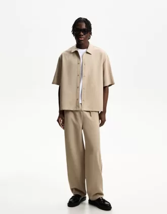 Pantaloni della tuta sartoriali dalla vestibilità dritta