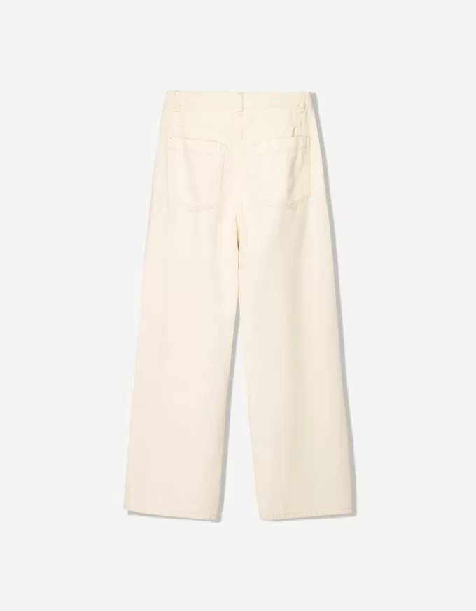 Pantaloni fluidi con pinces