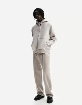 Pantaloni in felpa a gamba larga