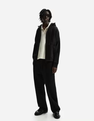 Pantaloni in felpa a gamba larga