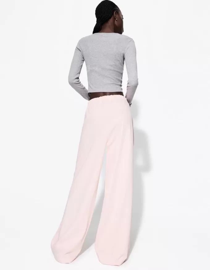 Pantaloni in felpa con cuciture laterali