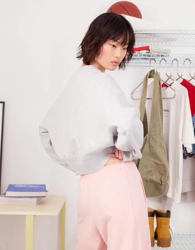 Pantaloni in felpa con cuciture laterali