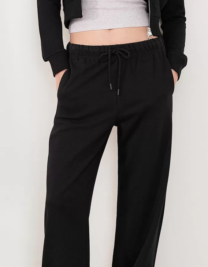 Pantaloni in felpa con cuciture laterali