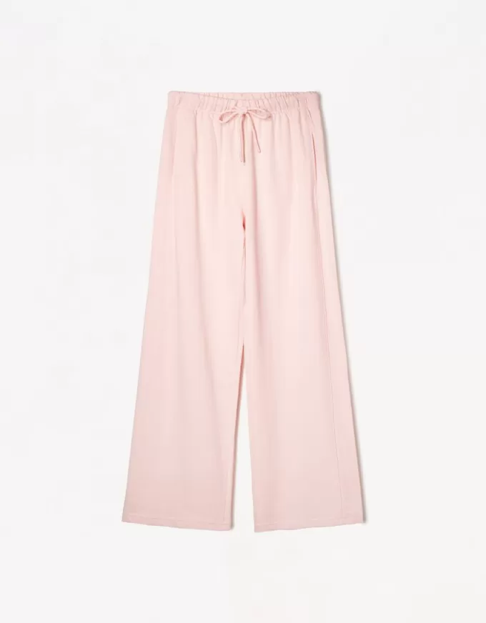 Pantaloni in felpa con cuciture laterali