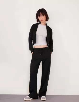 Pantaloni in felpa con cuciture laterali