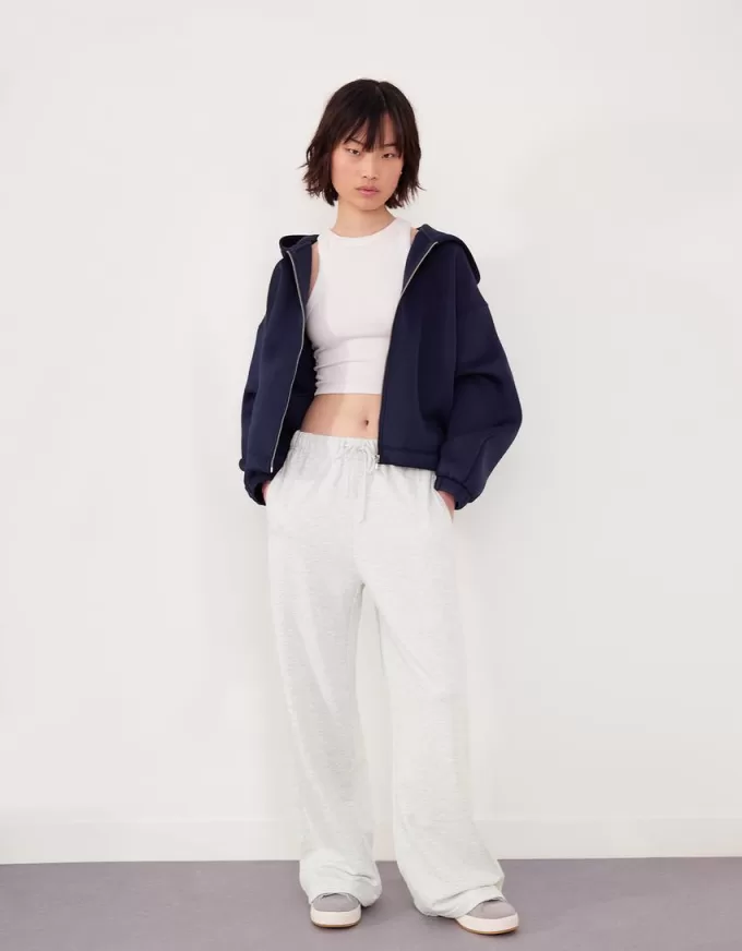 Pantaloni in felpa con cuciture laterali