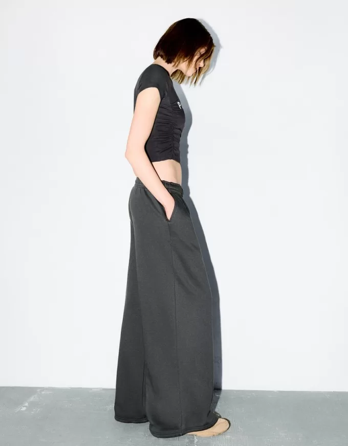 Pantaloni in felpa super larghi